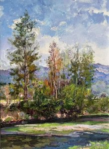 ​张利华教授2025春季风景写生作品欣赏