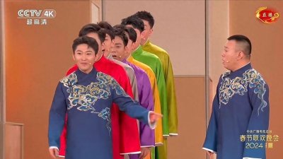 ​以为金菲陈曦在央视春晚上的九人群口相声已经达到了极限了