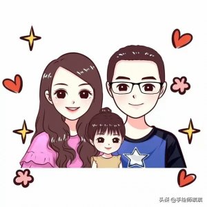 ​是时候该换头像了，微信最幸福的三口之家头像，用上了就不想换