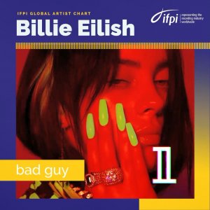 ​碧梨《bad guy》成2019年年度最畅销单曲