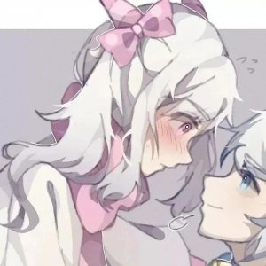 ​手绘喜羊羊美羊羊拟人情侣头像 灰太狼 懒洋洋头像合集