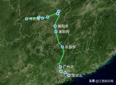 ​深圳至怀化，G6068次列车耗时最长，走长沙方向