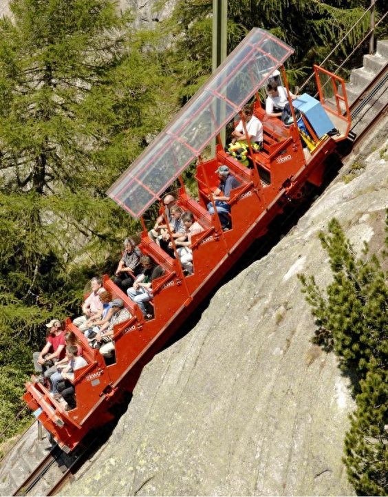 比过山车还陡峭的缆车,达到极限106%坡度